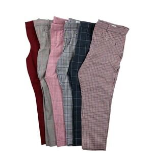 GAP Signature‎ Skinny Ankle 6 Pants Womens Size 20 Plaid / Mix NWT/NWOT